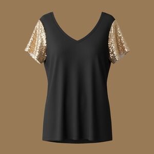 Topstype Sequin Top